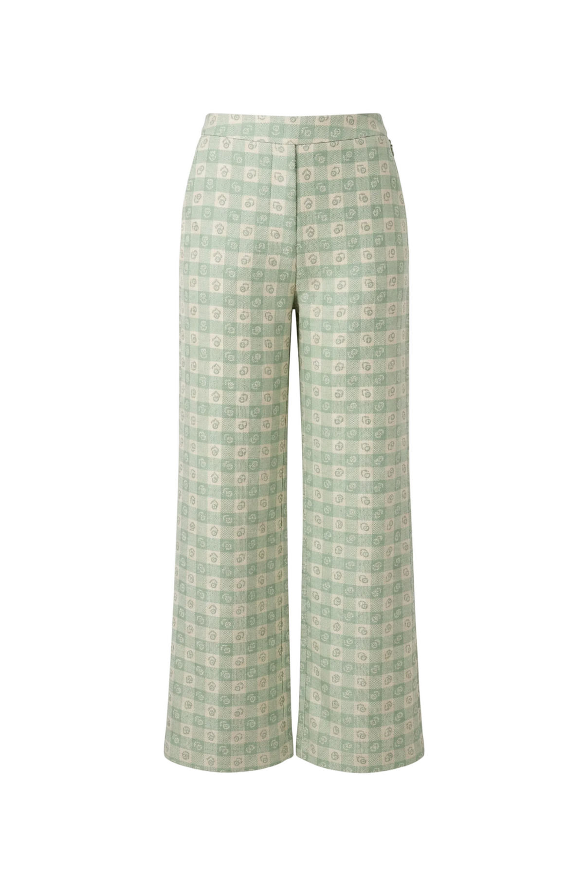 WW&K | Calças Crisântemo Verde-Menta