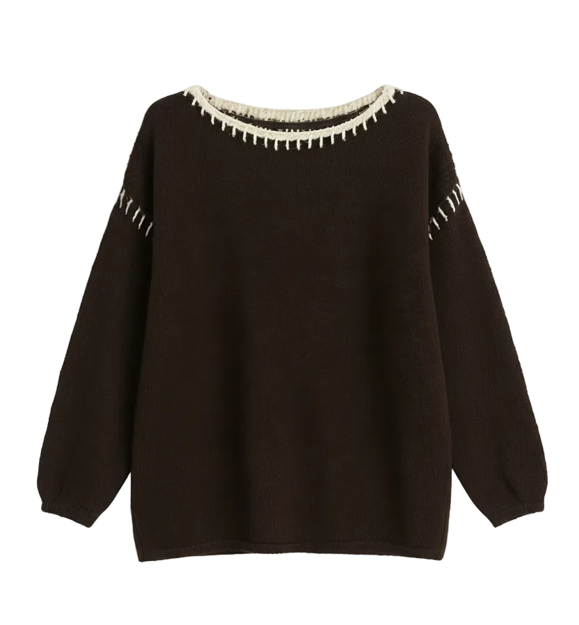 WW&K | Camisola "Sarabi" castanha