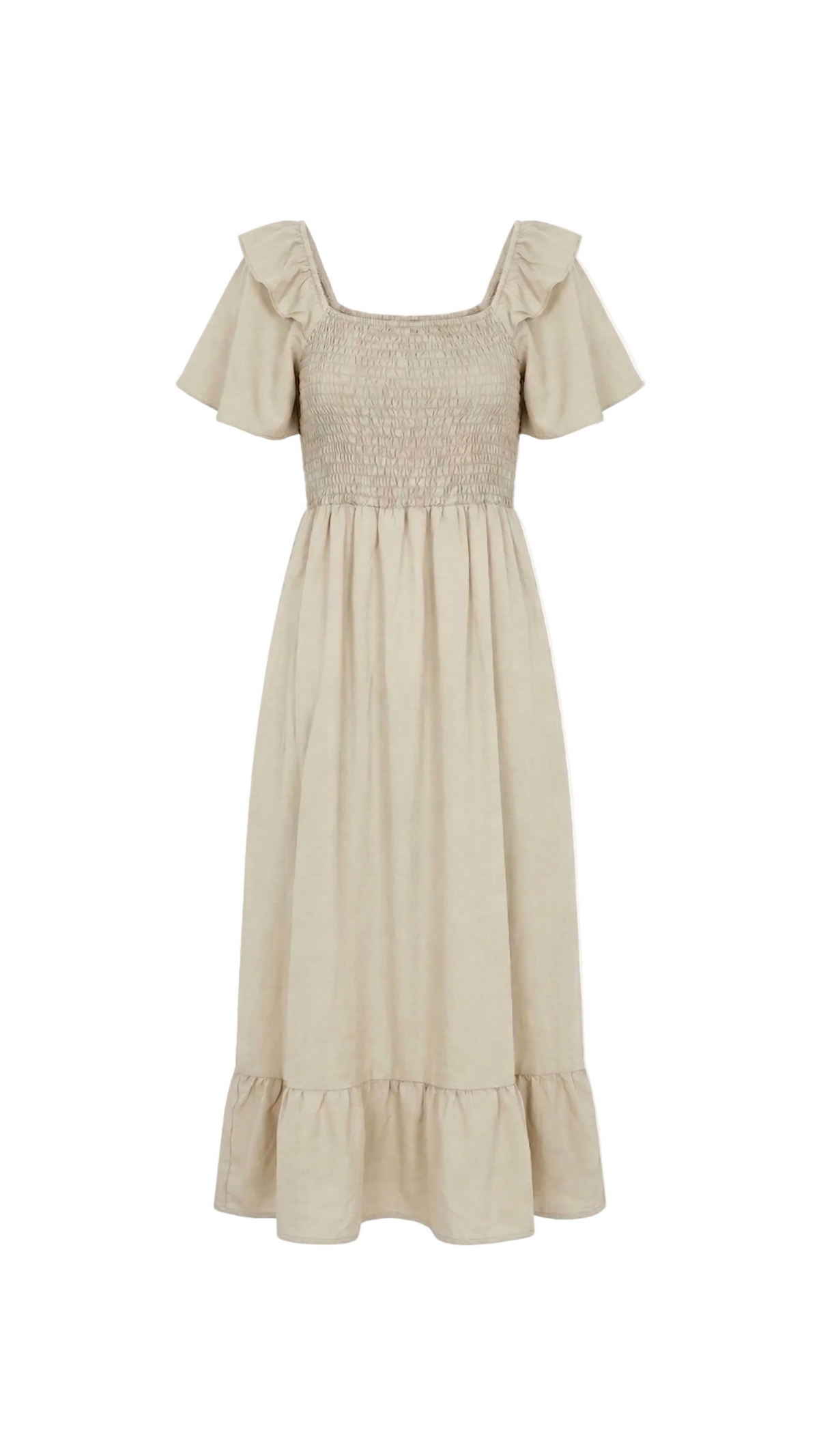 WW&K | Vestido Camélia Bege