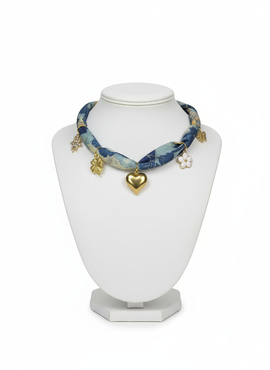 WW&K | Colar  azul "Esmeralda"